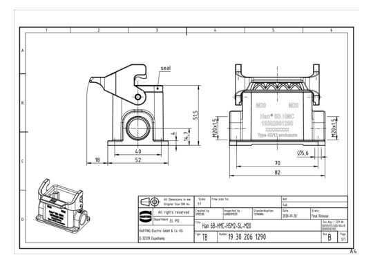 HART Han 6B-HMC-asg2-LB-M20  19302061290 