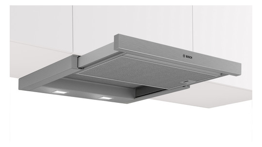 Dunstabzugshaube Flschirm 600mm si B LED 67dB 389cbm/h Ø120-150mm 3st Abl/Uml