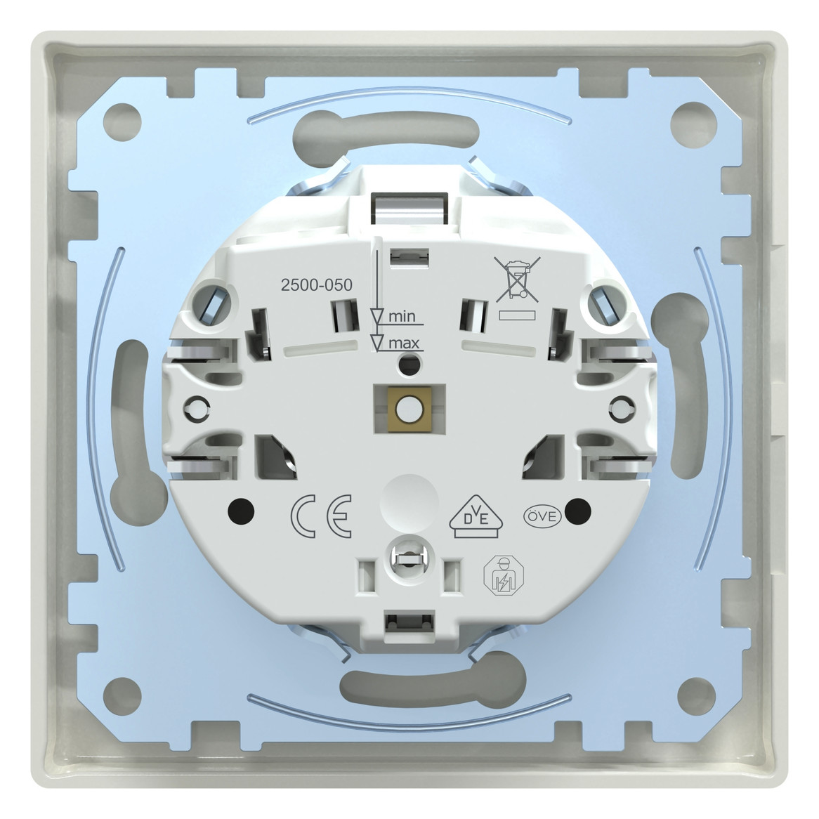 Steckdose 1f polws glz M-SMART UP IP20
