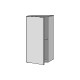 SA Mittelschrank rechts Solo One (PS103) 850x400x338 Weiß-Glanz