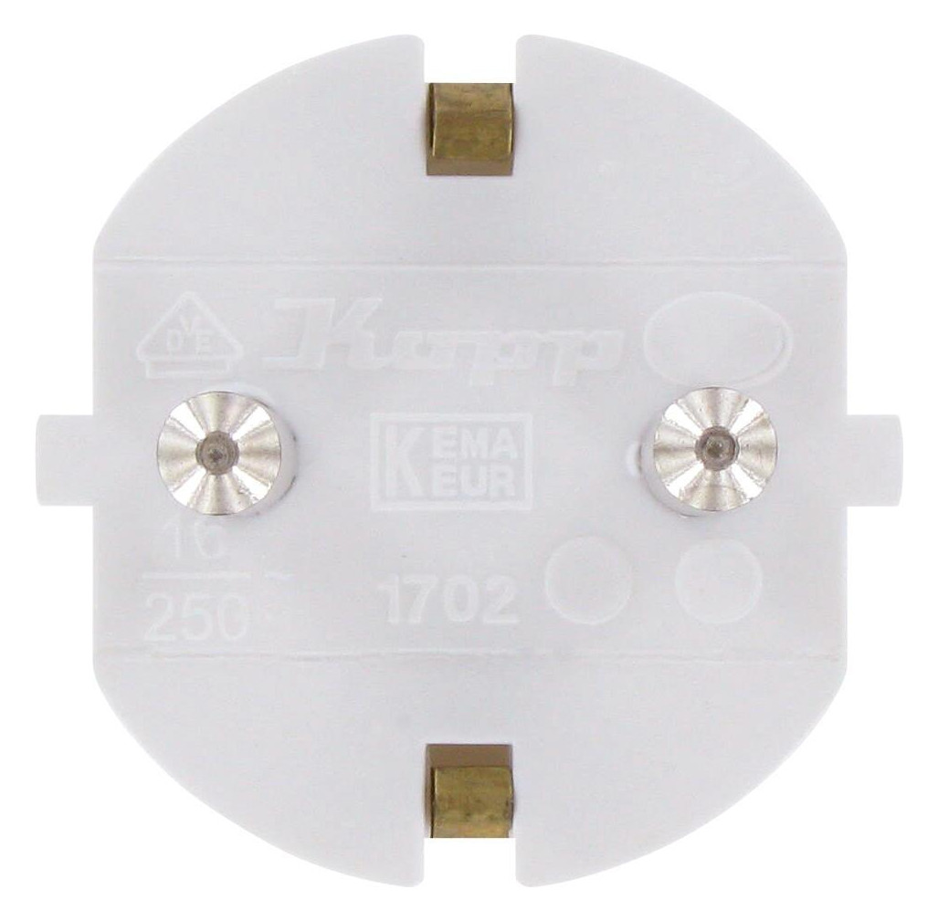Schutzkontaktstecker 16A 250V Kst IP20 ger ws Schraubkl
