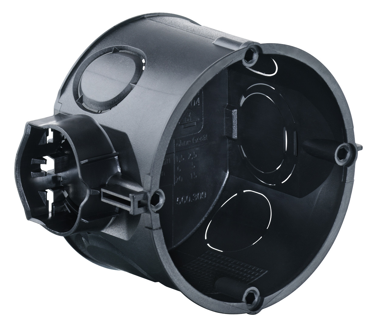 Gerätedose UP Ø60x46mm Kst rnd IP2X Gerätedose UP Ø60x46mm Kst rnd IP2X