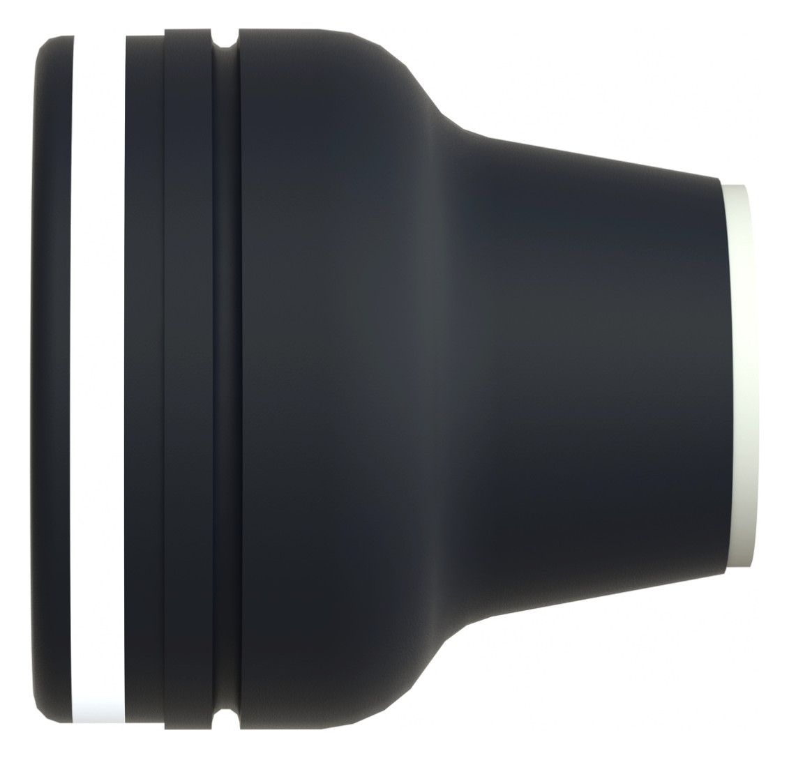 Drucktaster Front 1f ws Ø22,5mm rnd IP65 Tastend