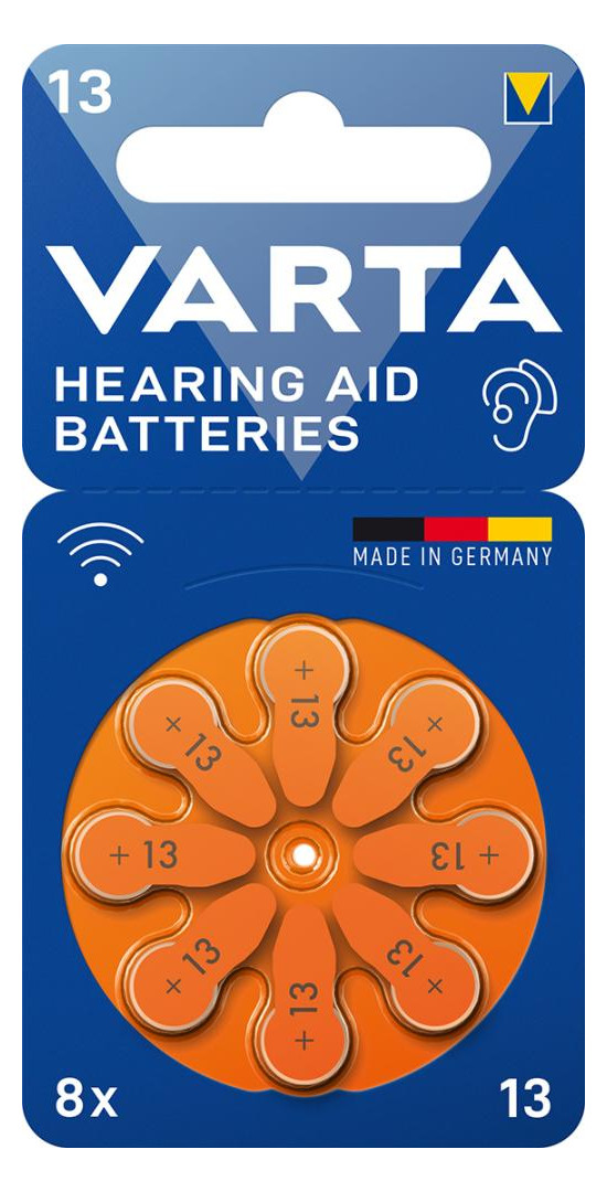 Bild Hörgerätebatterie 13 Bli 8/PR48 8er Karte - VARTA-1