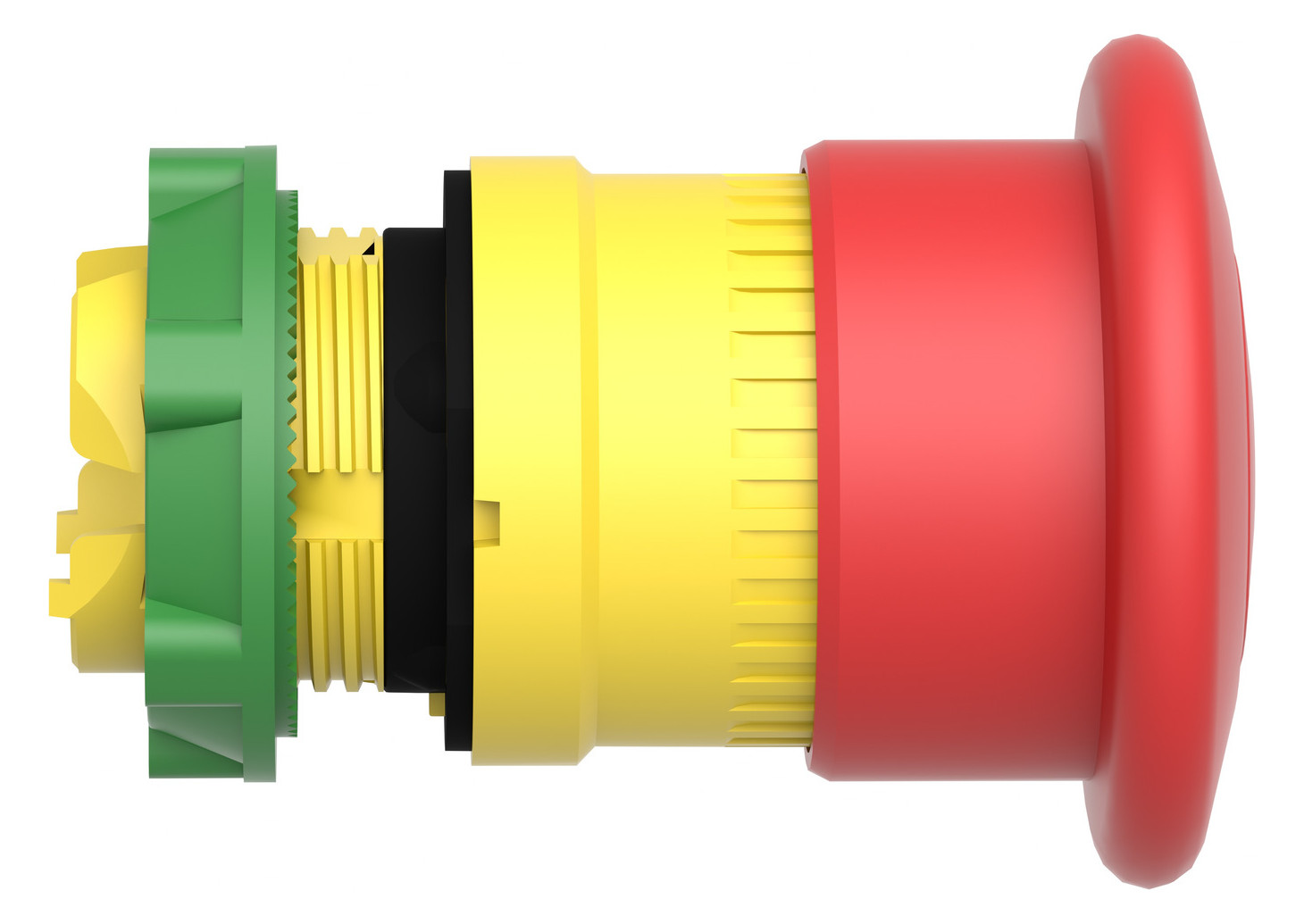Frontelement für Not-Aus Ø22mm rt rnd IP66 hoch Schaltfunktion verrastend Zug