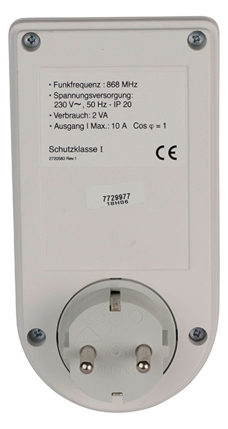 Funkempfänger f.Schutzkontaktsteckdose Funkempfänger f.Schutzkontaktsteckdose