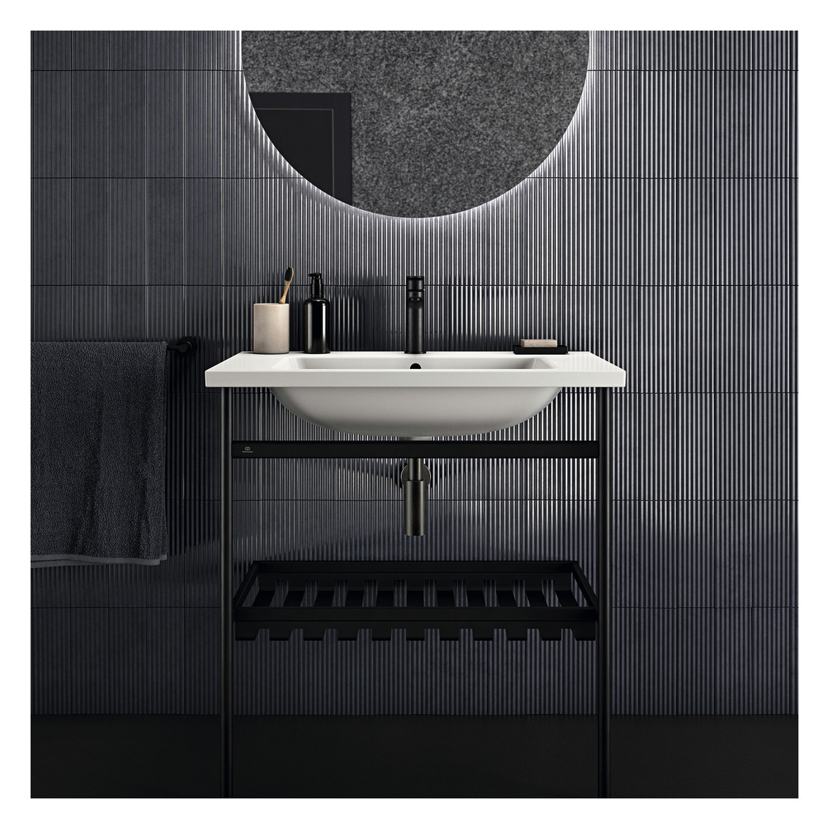 Ideal-Standard Möbel-Waschtisch i.life B 81x51x18cm, mit Hahnloch/Überlauf, weiß Ideal-Standard Möbel-Waschtisch i.life B 81x51x18cm, mit Hahnloch/Überlauf, weiß