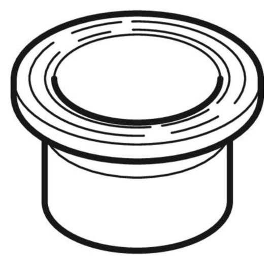 Geberit Vorschweißbund PE DN 150, für Losflansch, PE-HD
