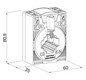 Aufsteckstromwandler Serie 855 Kl=1 5VA 150A/5A m.Berührungss Schnappbef