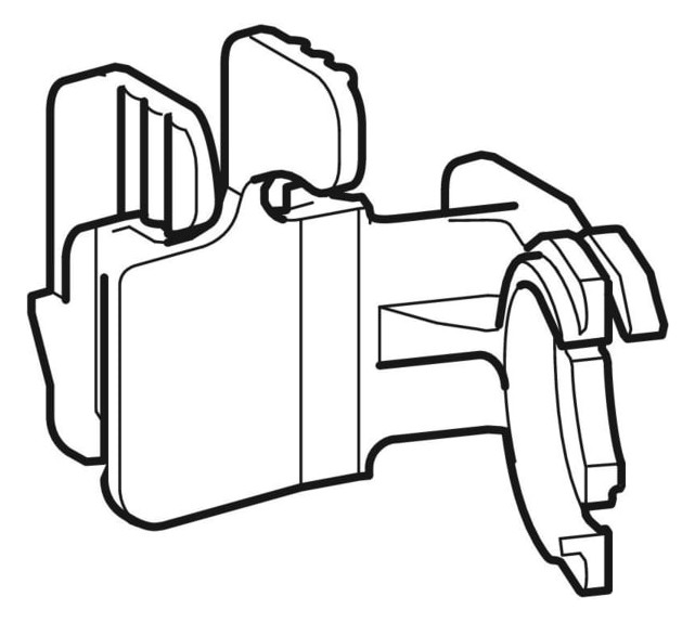 GE Typ 380 Bef.-Clip für Füllventil Sigma UP-SPK 12cm (UP300)