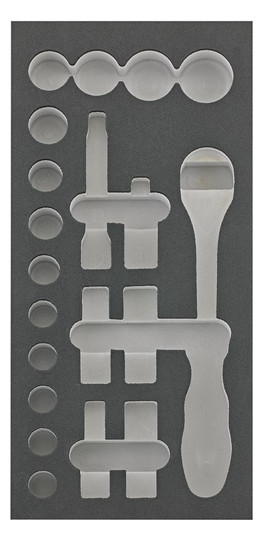 fortis-Werkzeugmodul 1/3 - leer, für...