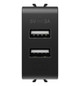 GEWISS USB Netzteil 2fach A+A 1M GW12447 