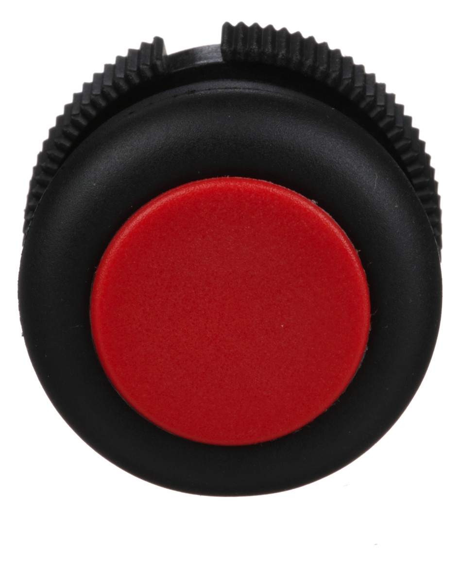 Drucktaster Front 1f rt Ø22,5mm rnd IP65 Tastend