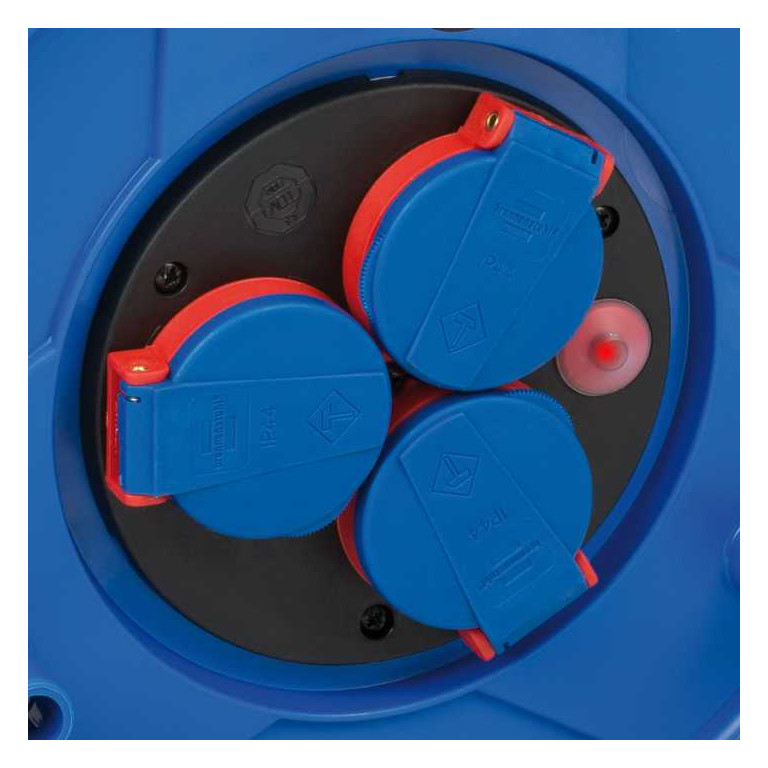 Kabeltrommel Kst 25m H07RN-F 3x1,5mm IP44 3xSteckdosen m.Tragerahmen Kabeltrommel Kst 25m H07RN-F 3x1,5mm IP44 3xSteckdosen m.Tragerahmen