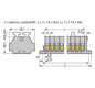 Klemmleiste 11p gr Serie 261 24A 80,5mm 0,08-2,5qmm Thermopl Federzugans