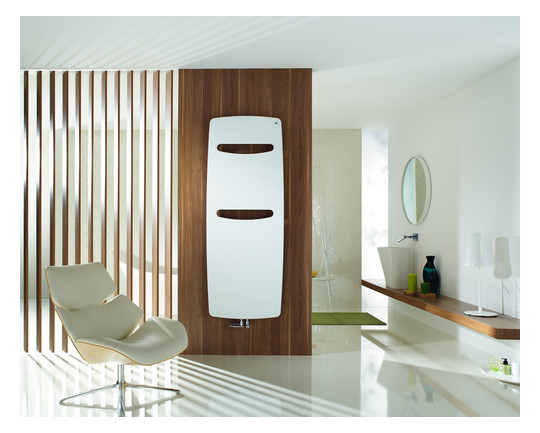 Zehnder Design-Heizkörper Vitalo Spa VIT-120-060, 1200 x 590 mm, Umbra grey, RAL 7022, Mittelanschluss