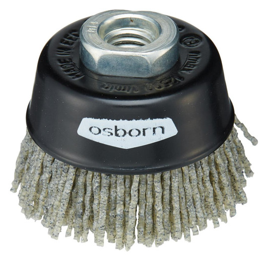 OSBORN-Topfbürste, Schleifnylon - 60mm, M14