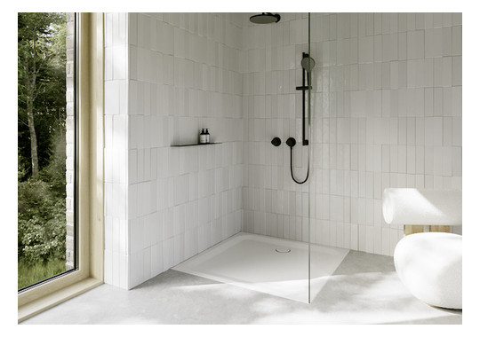 Duschwanne BetteUltra 8743 110x110x3,5cm, Glasur, snow