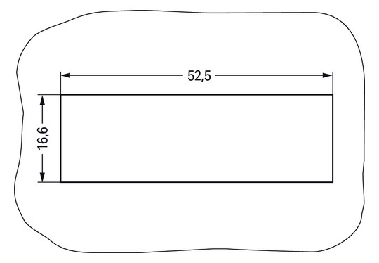 Rahmen Snap-In sw 5p Stecker/Buchse