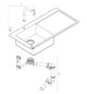 hansgrohe Spülencombi 450 Select C71-F450-12 1025x490mm, 1 Hauptbecken links, Abtropffläche rechts, edelstahl-optik