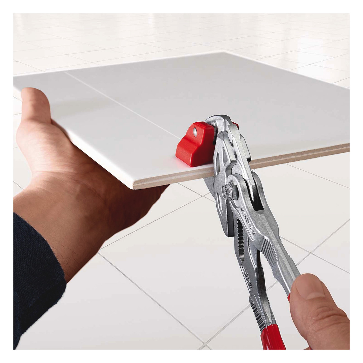 Fliesenbrechzange ger verchr Kst 250mm