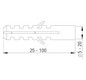 ASW Flossendübel Ø 20 mm x 100 mm, Ø 16,0-18,0 mm, Nylon