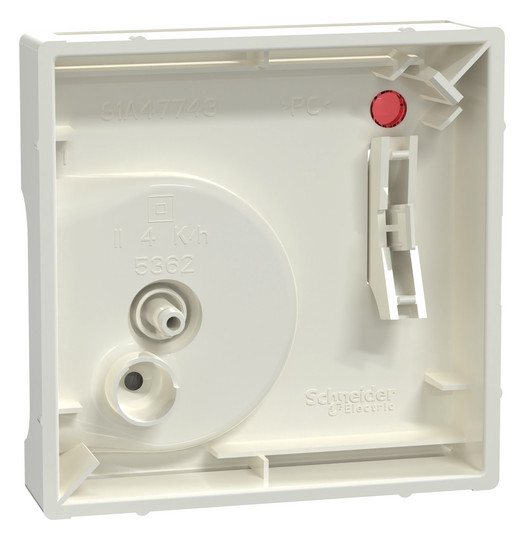 Zentralplatte Raumtemp System M polws glz Kontrollfenster/Lichtauslass