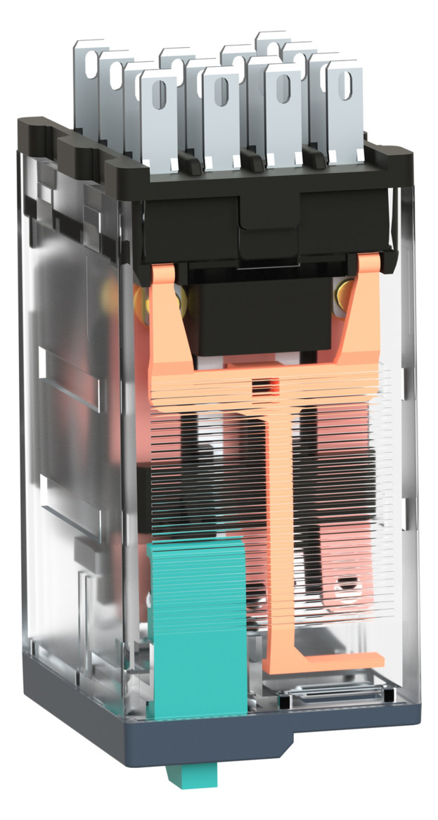 Schaltrelais 4W IP20 21x27x47mm Steckanschl