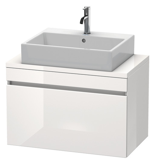 Duravit Waschtisch-Unterschrank Compact DuraStyle 80 x 47,8 cm, Eiche schwarz, für Konsole, 1 Auszug