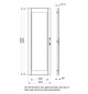 Sichttür IP30 Glas H2000xB650xT30mm