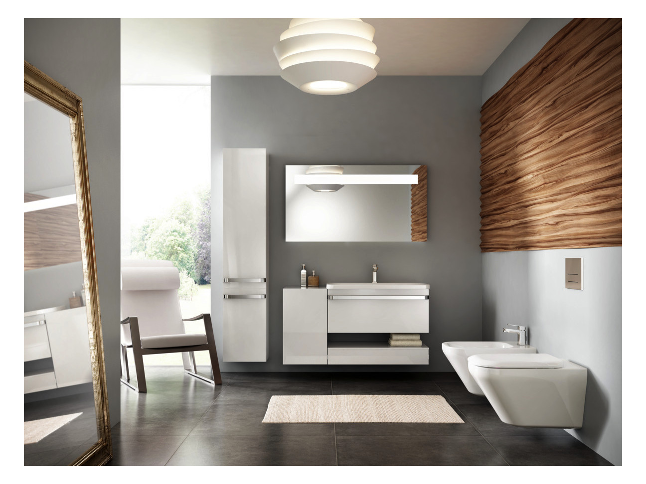 Ideal-Standard Waschtisch-Einhebelmischer Tonic II verchromt, ohne Ablaufgarnitur