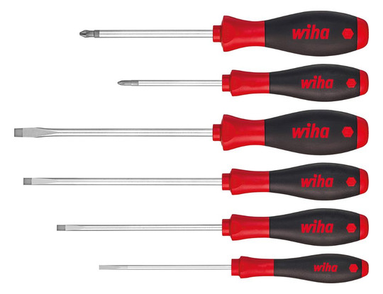 Wiha-Schraubendreher-Satz SoftFinish 302HK6SO - 6-teilig,...