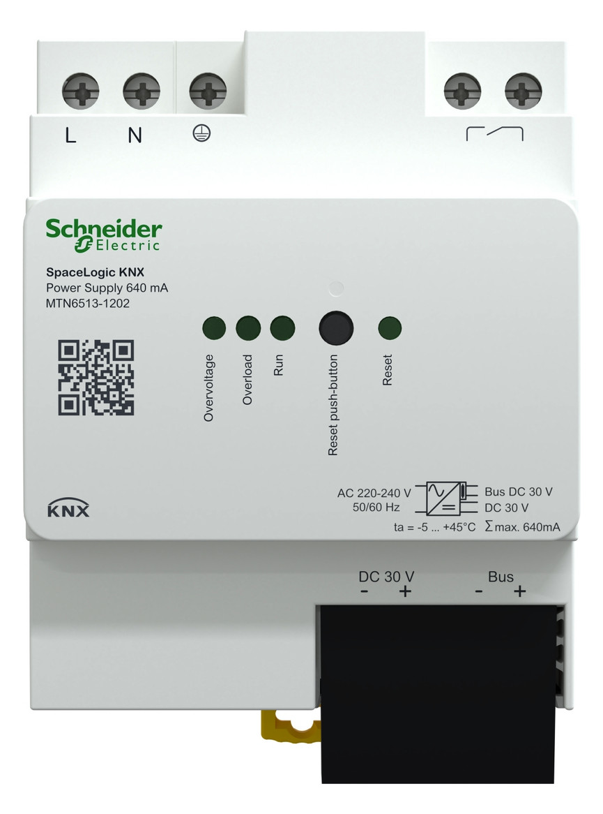 Spannungsversorgung KNX REG 4TE 640mA LED m.LED-Anz