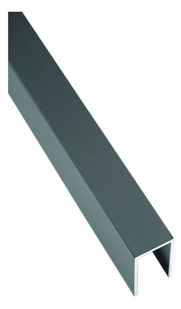 Bild TJÖRN -Serie U-Profil 24,8x40x1761mm ANT HRAZIT Alu-Abdeckleiste - n.a.-0