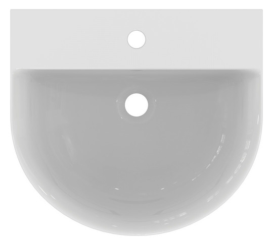 Ideal-Standard Waschtisch Connect Air 50x45x16cm, mit Hahnloch und Überlauf, weiß