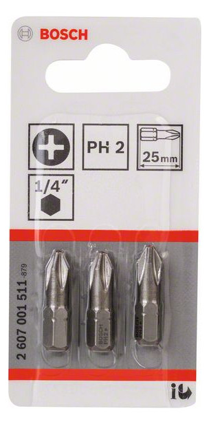 Bit Pm 2 2mm L=25mm 6,4mm(1/4) 1/4Zoll