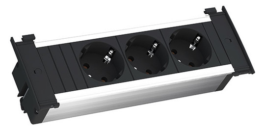 Bachmann KAPSA 3xSchuko sw Strom 927.000 