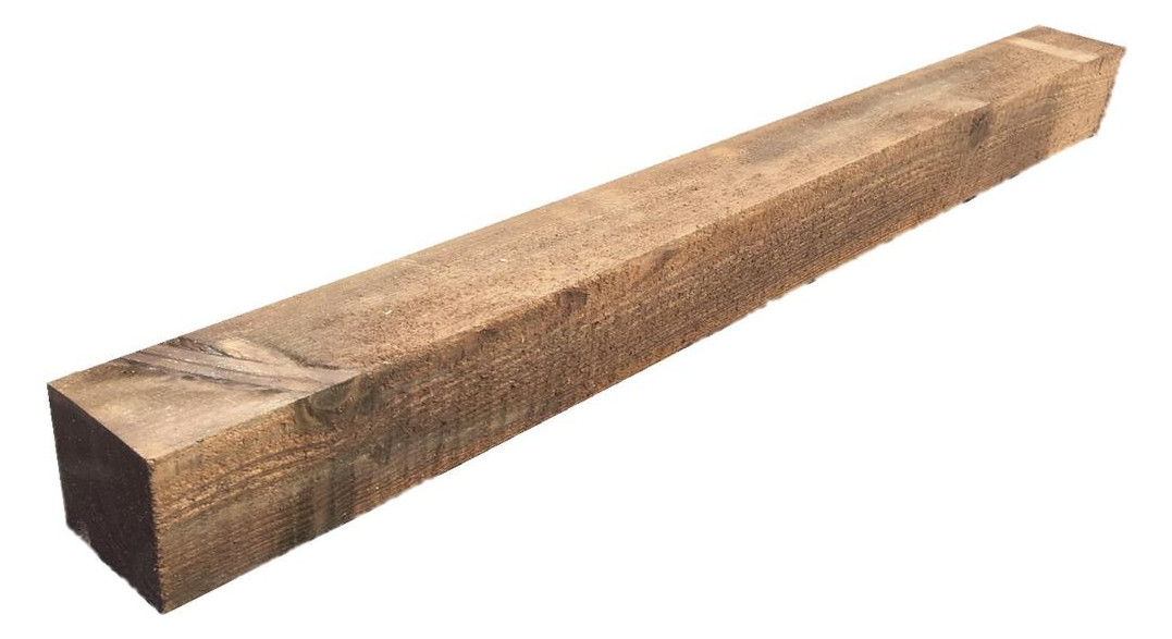 Bild Pfosten kdi-braun sägerau 9 x 9 x 210 cm für SEELAND-Serie - n.a.-0