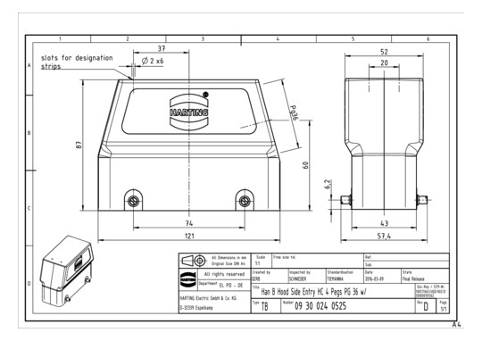 HART HAN 24B-GS-36           09300240525 