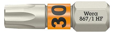 Wera-Bits mit Haltefunktion Torx 867/1HF - T30