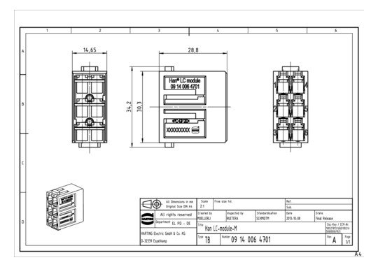 HART Han LC-module-M         09140064701 