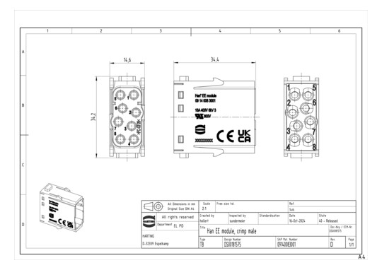 HART HAN-EE-Modul            09140083001 