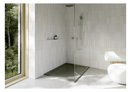 Duschwanne BetteUltra 1260 120x90x3,5cm, Glasur, Mini-Wannenträger, hazel