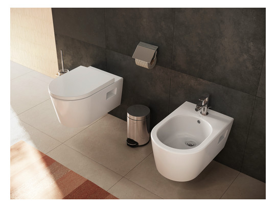 hansgrohe Wand-WC EluPura Original S mit WC-Sitz, weiß, ohne HygieneEffect und SmartClean