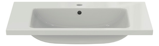 Ideal-Standard Möbel-Waschtisch i.life B 81x51x18cm, mit Hahnloch/Überlauf, weiß
