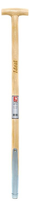 Bild Gabelstiel gebogen T-Stiel 85 cm Schiene nzw - Ideal-0