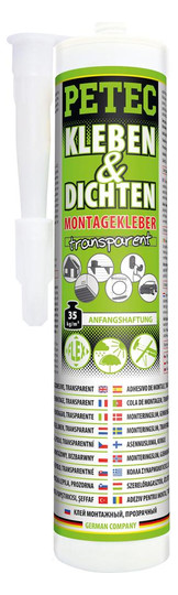 PETEC-Montagebleber Kleben & Dichten ECOLINE,...