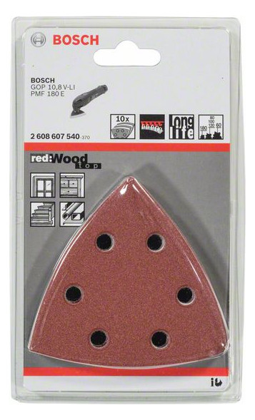 Bild Schleifblatt-Set K60/80/120/180/240 Bosc h 10-teilig Expert for Wood and Paint - BOSCH-1