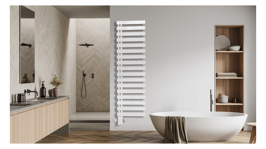 Zehnder Design-Heizkörper Roda Uno ROU-150-060, 1520 x 550 mm, grey Aluminium