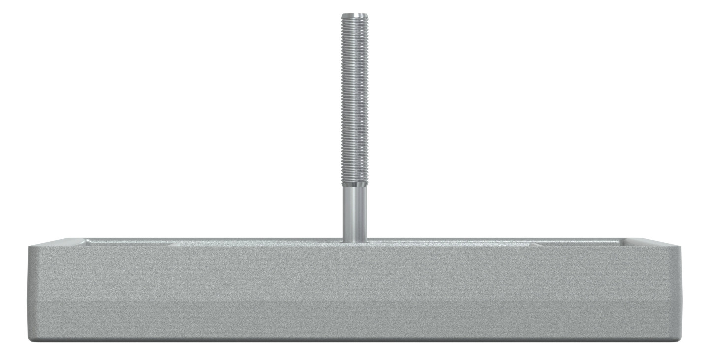 Zentralplatte TAE 2f System M alu Schraubbef Zentralplatte TAE 2f System M alu Schraubbef